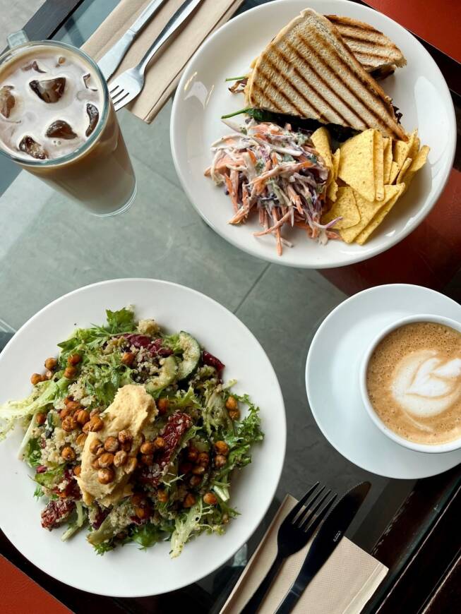 Glentress Cafe salad