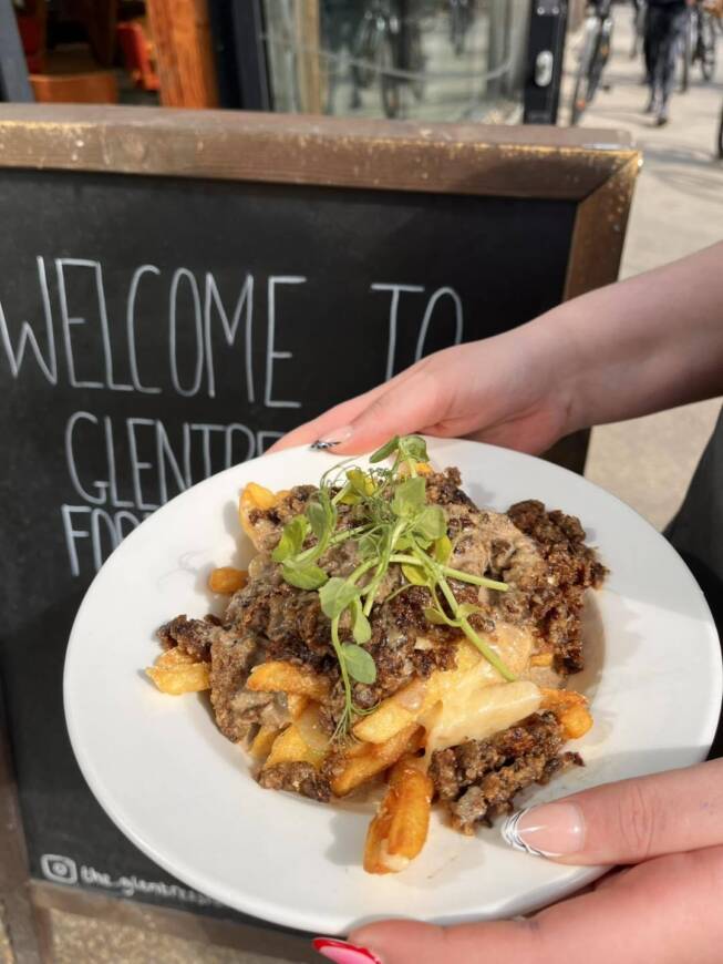 Glentress cafe dirty fries
