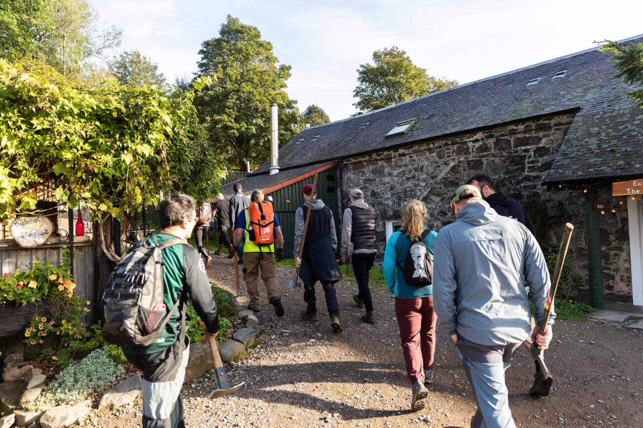 Scottish MTB Gathering Dig session