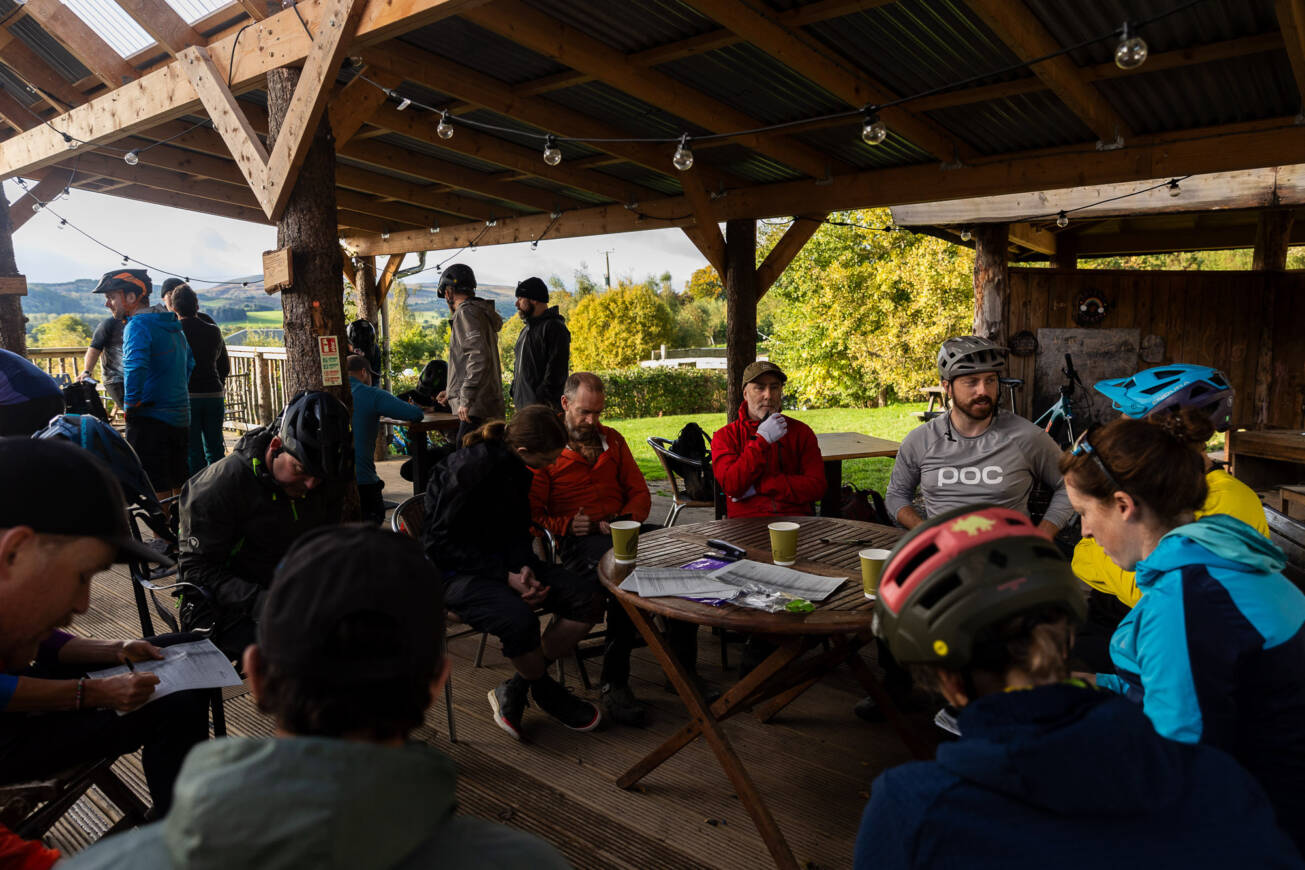 Scottish MTB Gathering leadership pre rideout